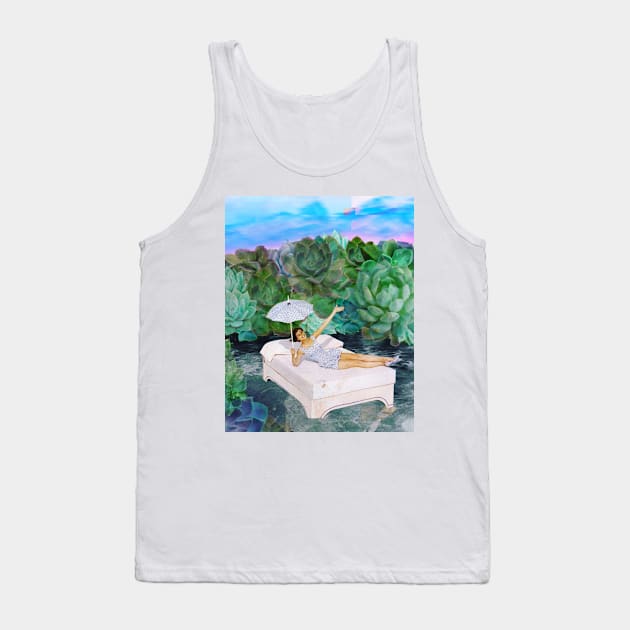 Succulent Swim Tank Top by avaj